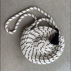 ZARA WOVEN ROPE CROSSBODY